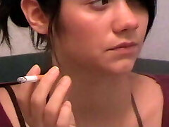 lea inexperienced fetish smoking pov