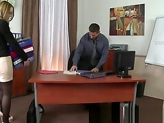 Bad secretary punished with spanking and anal lovemaking Bad secretary punished with spanking and anal lovemaking