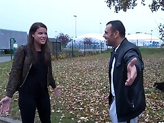 Supreme looking girl Vany Ully has fun with a hard cock in the car