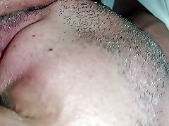 Enjoy to cum while he lick me.