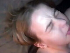 Skinny Ghetto Biotch Gives Rimjob For A Sticky Facial