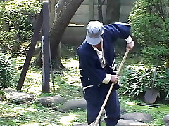 P015G04 In the early Showa era, the obscene affair of the young hubby and wifey of the thick landowner in the countryside.