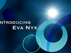 Super-cute Eva Nyx Bends Over Showing Off Her Lovely Round Ass