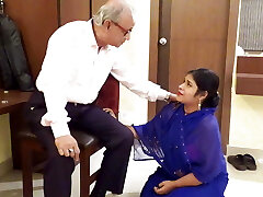 A mature fellow fucked maid in his lonely house A mature fellow fucked maid in his lonely house