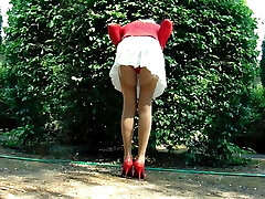 Tennis Miniskirt Satin Panties