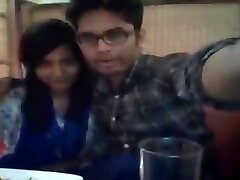 Young couple in a restaurant Young couple in a restaurant