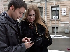 Russian cutie Melissa Grand gets finally met by her BF and fucked anxiously Russian cutie Melissa Grand gets finally met by her BF and fucked anxiously