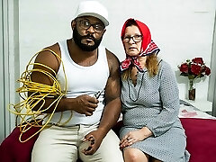 grannie gets deep ass fucked by an electrician grannie gets deep ass fucked by an electrician