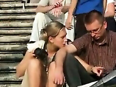 Dame On The Stairs Upskirt Dame On The Stairs Upskirt