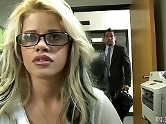If the beautiful, glasses wearing, blonde secretary Jessa Rhodes, got a job in If the beautiful, glasses wearing, blonde secretary Jessa Rhodes, got a job in