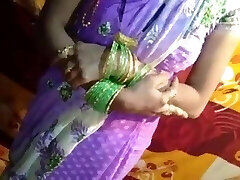 just married bride Saree in full HD desi video home 