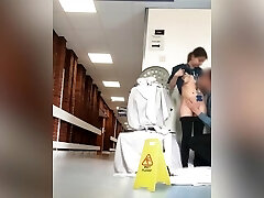Blasted! Hot Young Nurse, fucked in PUBLIC HOSPITAL