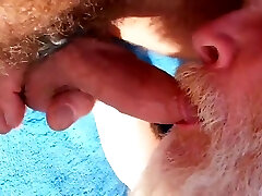 Sucking Wolf Cock Outdoors 1