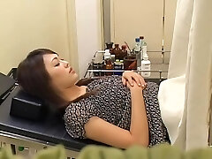 Lovely hairy Japanese wide gets fucked by her gynecologist