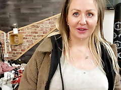 A public spunk walk A public spunk walk