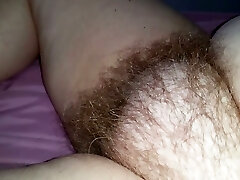 Neighbor taped extremely ugly hairy cunt of his too lush wifey