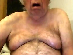 grand-père de l'avc sur la webcam