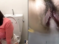 जापानी शौचालय कैम हस्तमैथुन