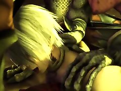 3D Big Boobs Chick Gets Brutal Fuck from Lizard Squad