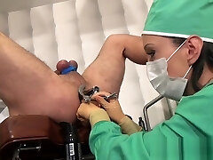 female surgeon ass handballing exam