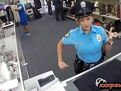 Woman police officer gets ravaged in a pawnshop to earn cash
