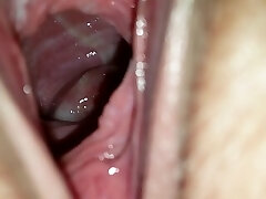 Gaping creampie, pregnant cootchie