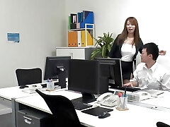 Chisato Shoda : Voluptuous Office Dame Fucks Her Coworker! - Part.1