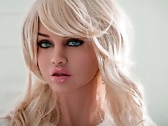 HOT blonde busty sex doll, suck off anal deepthroat fantasies