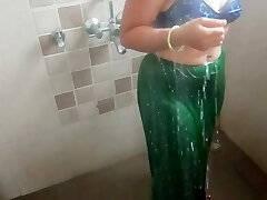 Indian Step-mother, Bathroom Sex Indian Step-mother, Bathroom Sex