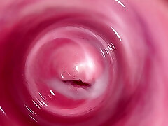 Camera deep inside Mia's creamy vag Camera deep inside Mia's creamy vag