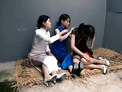 Chinese Bondage In Satin Cheongsam Chinese Bondage In Satin Cheongsam