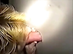 Glory hole sucking and fucking ends with insane cumshots