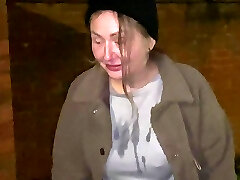 Offered cigarettes to put Her finger up her bootie and piss at the same time