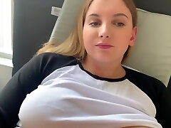 Caught my Big Tit Sis masturbating while watching porn