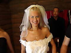 Gangbang with monstrous busty bride Part 1