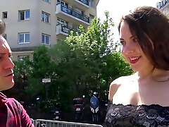 Dark-haired Sofia Curly wearing nylon stockings gets fucked hard