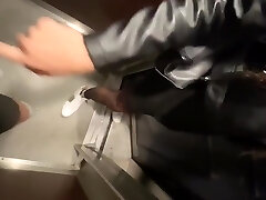 Sloppy Blow Footjob And Rimming After Public Flashing And Risky Elevator Bj