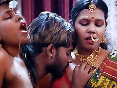 Tamil wife very 1st Suhagraat with her Big Cock husband and Cum Swallowing after Harsh Fuck-fest ( Hindi Audio )