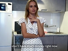 Flat chested Russian tart pays rent with her holes. Flat chested Russian tart pays rent with her holes.