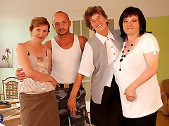 Grandmothers get rough sex from intense boy Grandmothers get rough sex from intense boy