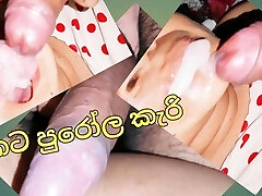 Dirty stepsister cunny and backside licking her stepbrother ,fucking after lot of cum in mouth