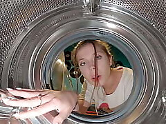Step Step-sister Got Stuck Again into Washing Machine Had to Call Rescuers Step Step-sister Got Stuck Again into Washing Machine Had to Call Rescuers
