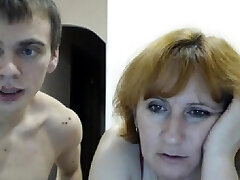 Young redhead lingerie tutor in a webcam s