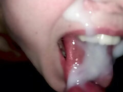 Close up cumshot