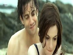 Anne Hathaway first showing cleavage in underwear, than we Anne Hathaway first showing cleavage in underwear, than we