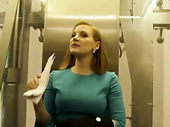 Jessica Chastain cleavage in sundress