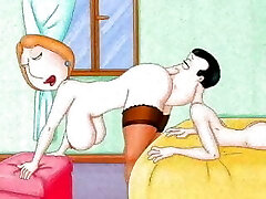 Husband gets squirt in the mouth! Animation! Husband gets squirt in the mouth! Animation!