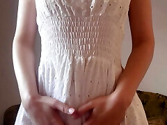 Would you touch my petite teen pussy? - Maiski