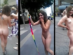 Toronto Pride Female - Public Nudity - Supercut