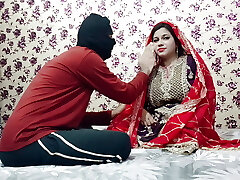 Indian Suhagraat Sex_First Night of Wedding Romantic Fuck-a-thon with Hindi Voice